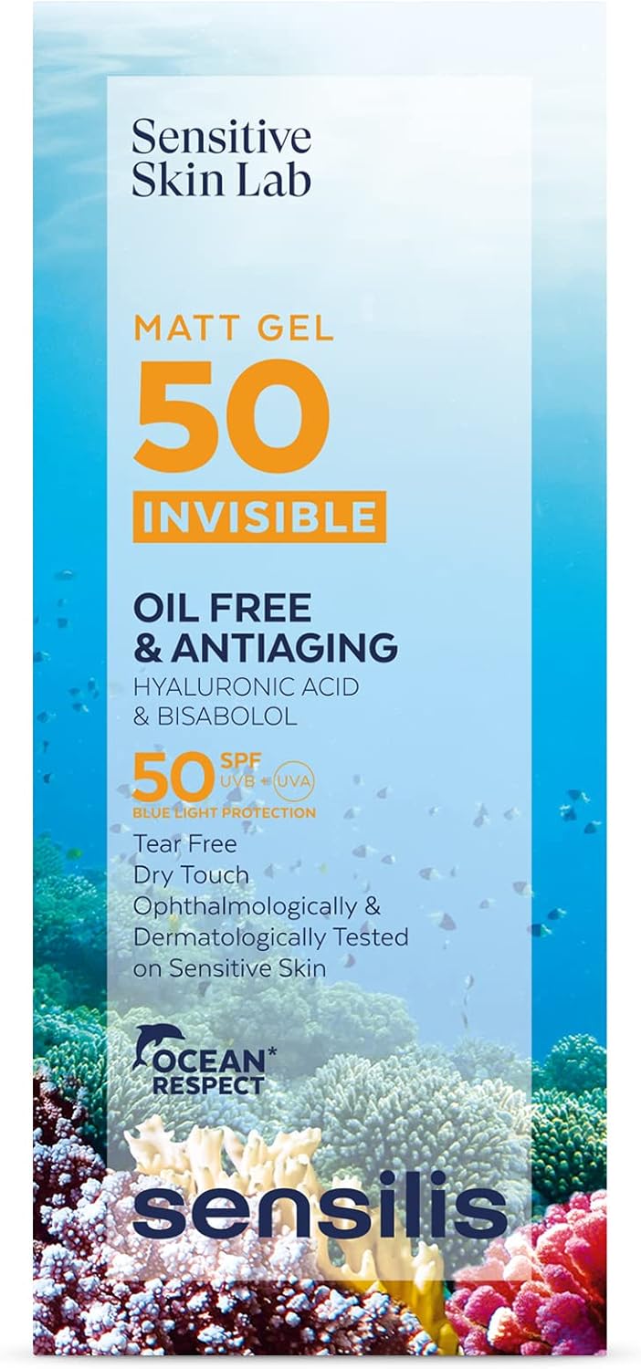 Detalle 2 de Sensilis Matt Gel 50 Invisible — Gel SPF50 anti-âge pour peau grasse à mixte, fini mat et hydratant