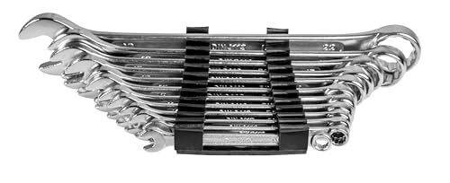 Mannesmann M19652: Juego de llaves combinadas DIN 3113, 6–22 mm (12 piezas)