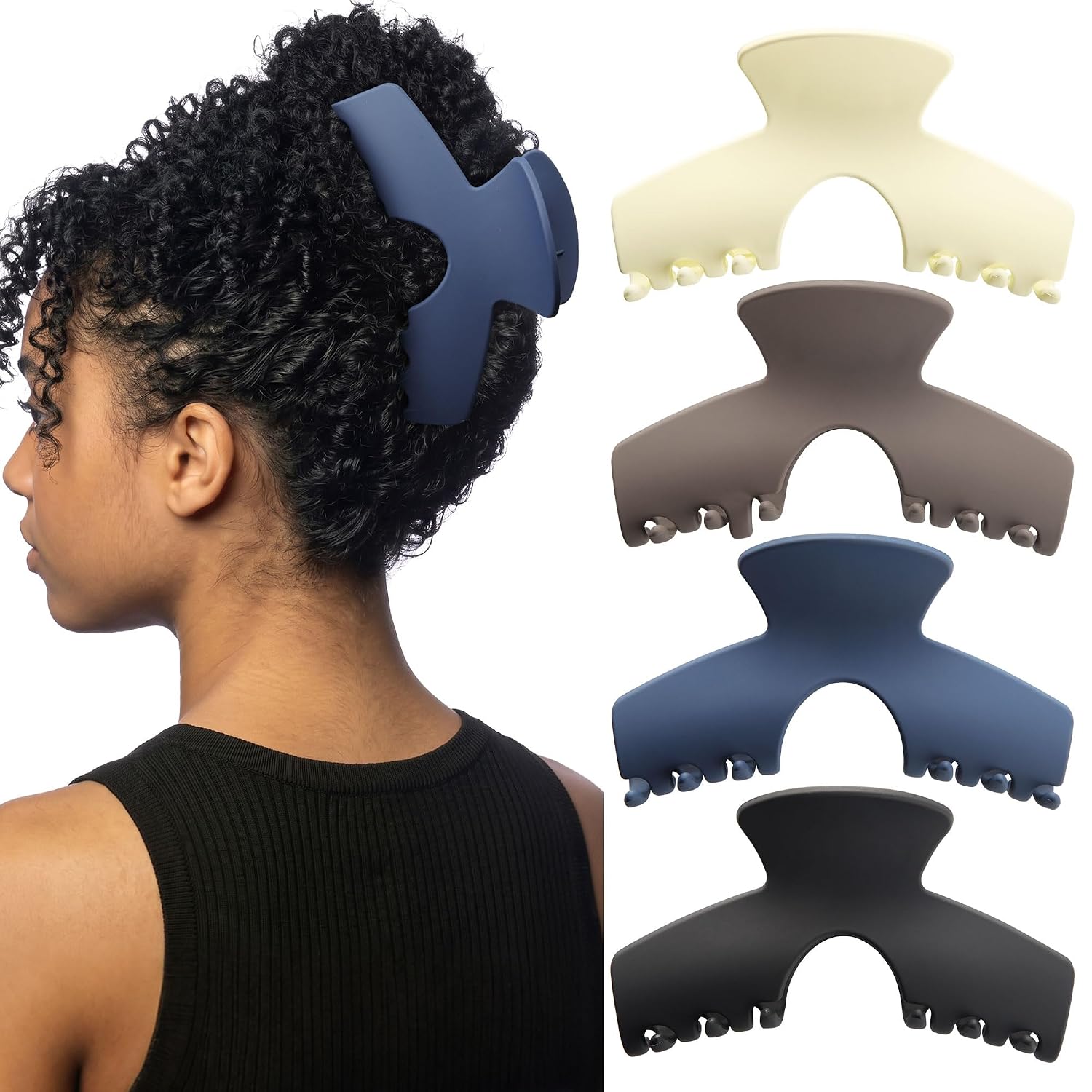 Detalle de CHLINS Jumbo Hair Claw Clips 5-Inch