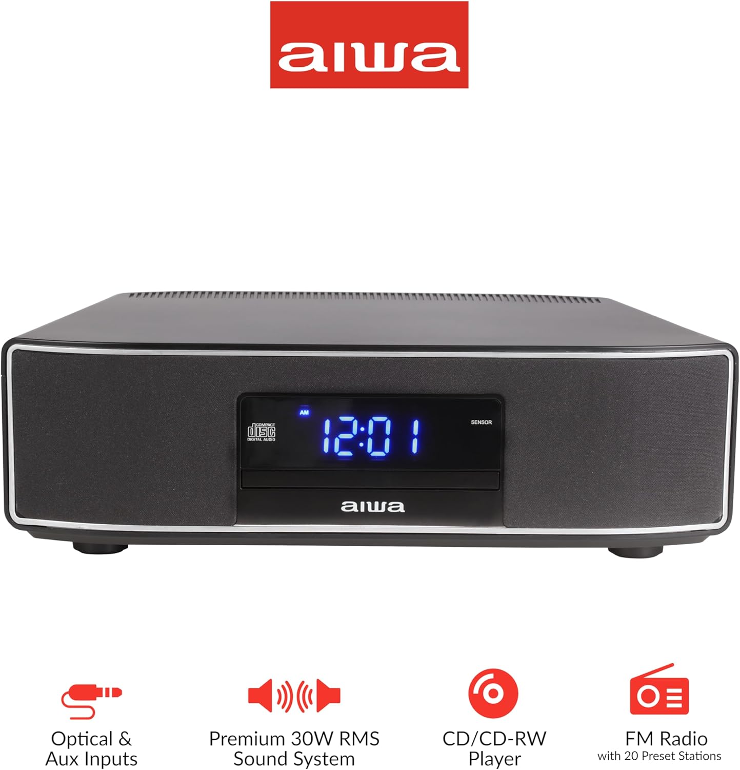 Detalle 2 de AIWA Exos Home Speaker: Premium 30W RMS Sound System 🎵