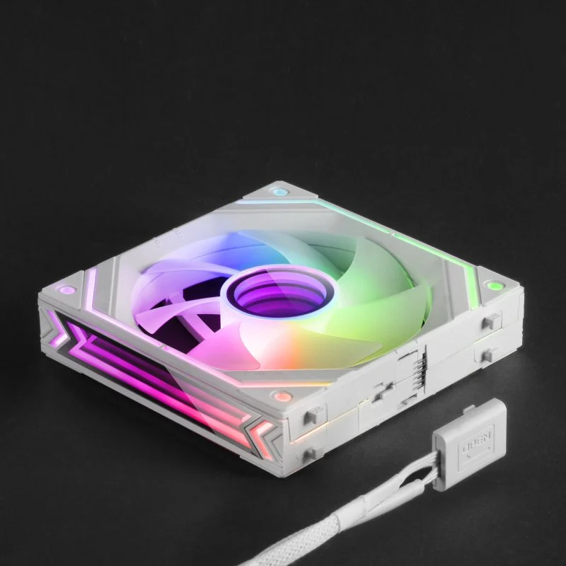 Thumbnail 1 de Mars Gaming MF-LINKFINITYKITW PWM ARGB 120mm Kit: 3 ventiladores suplementarios blancos