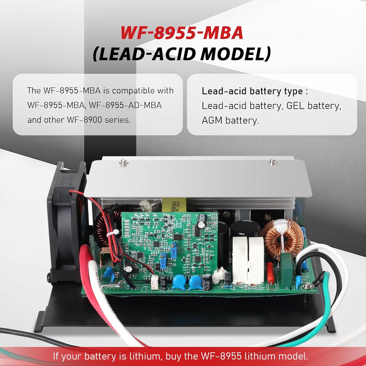 Thumbnail 2 de WF-8955-MBA 55A power converter 🔌
