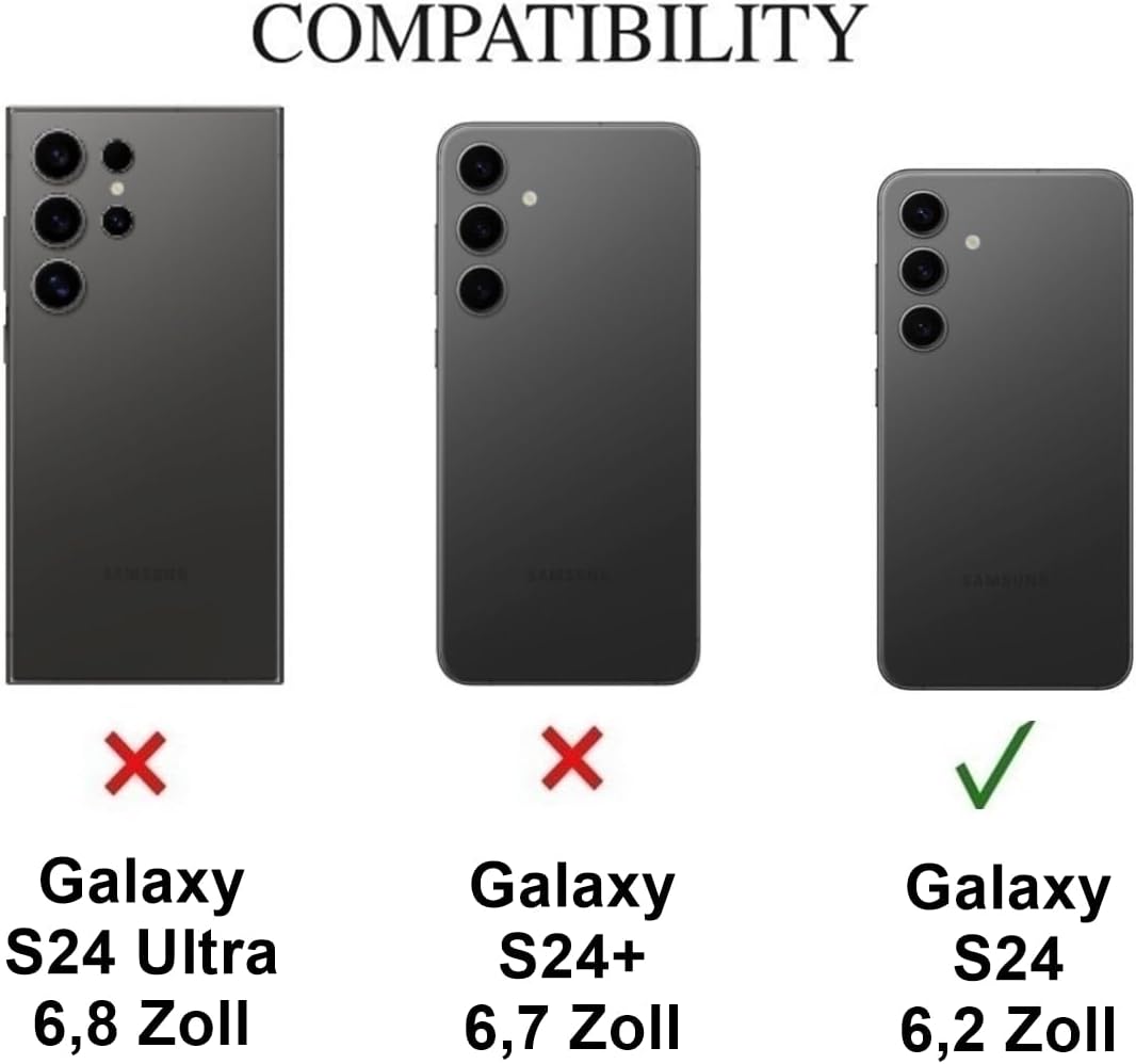 Thumbnail 6 de CoverKingz Handyhülle für Samsung Galaxy S24 – Mandala Klapphülle mit Kartenfach, Grau