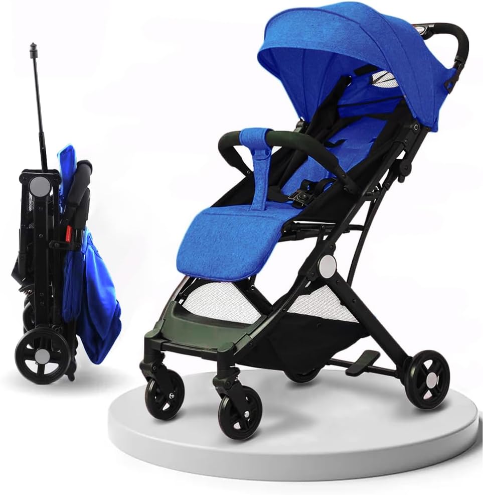 Thumbnail 3 de BAKAJI Passeggino Easy ultra leggero pieghevole con chiusura facilitata e schienale reclinabile fino a 15 kg (nero)