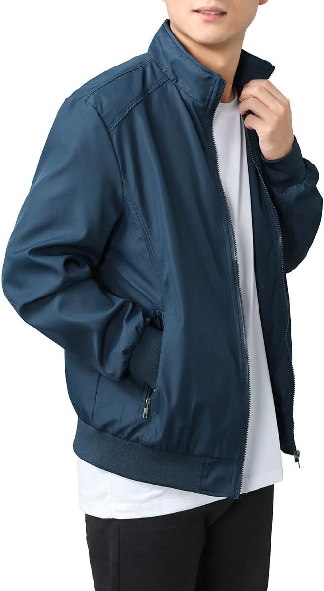 Thumbnail 6 de Allthemen Giubbotto da uomo invernale caldo da aviatore: giacca tattica casual con zip