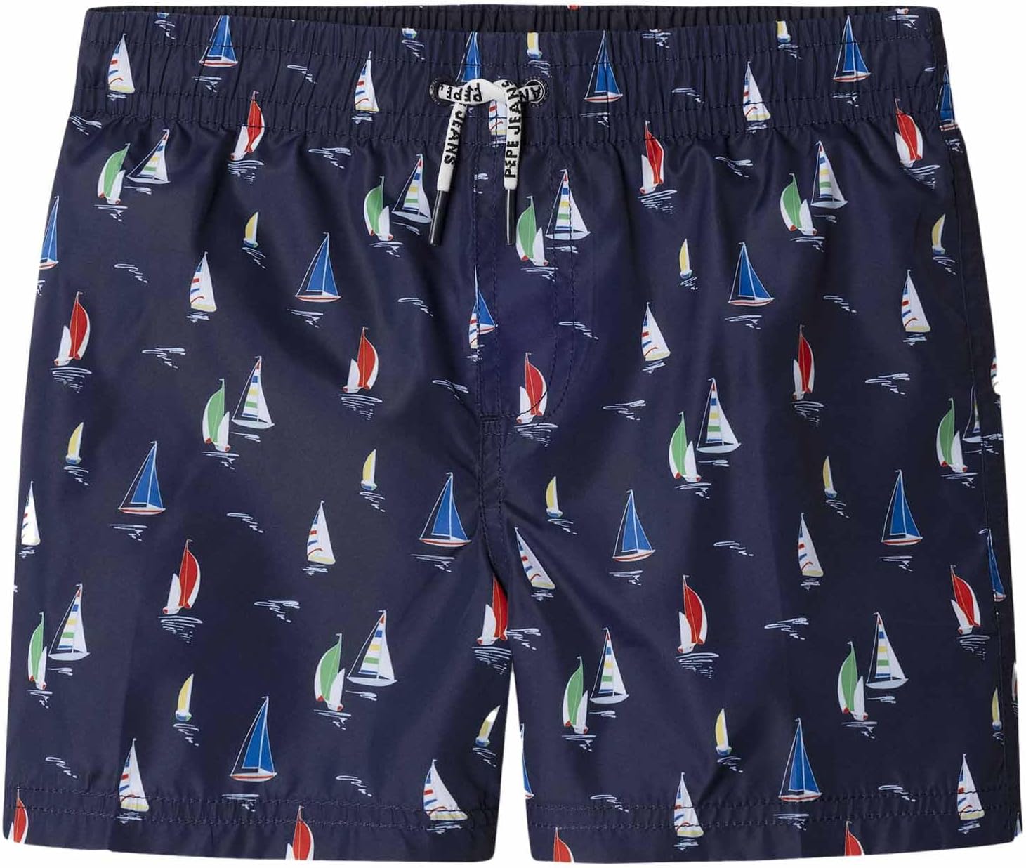 Detalle de Pepe Jeans Boats Swimshort: pantaloncini da bagno in poliestere riciclato per bambini e ragazzi