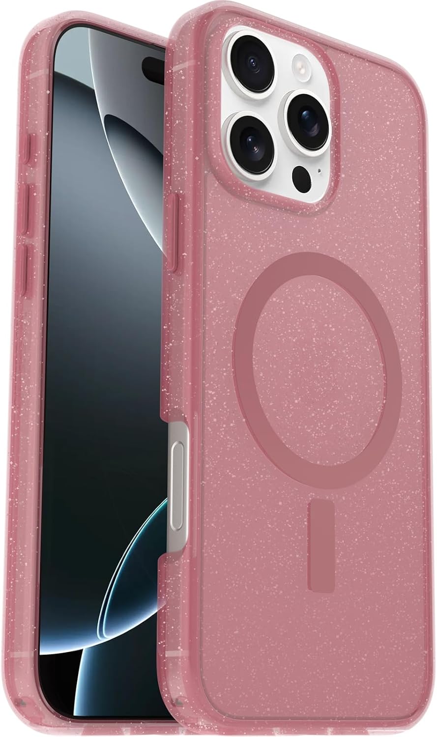Detalle de OtterBox Symmetry Series Clear MagSafe iPhone 16 Pro Max