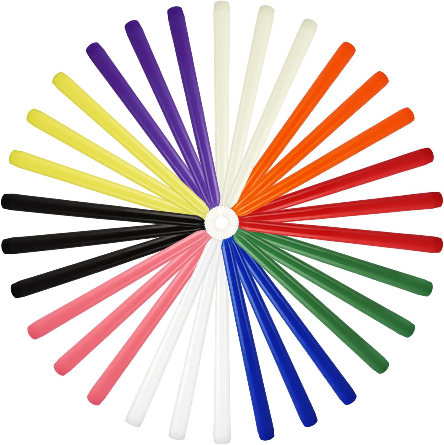 Detalle 2 de Wfmolcand fltc243 10-Inch Taper Candles, 30-Pack, 10 Colors, Unscented