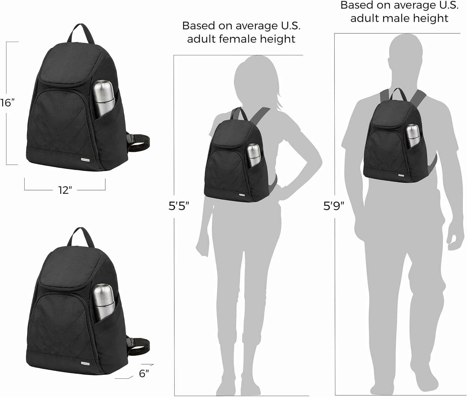 Detalle 2 de Travelon Anti-Theft Classic Backpack 13-inch