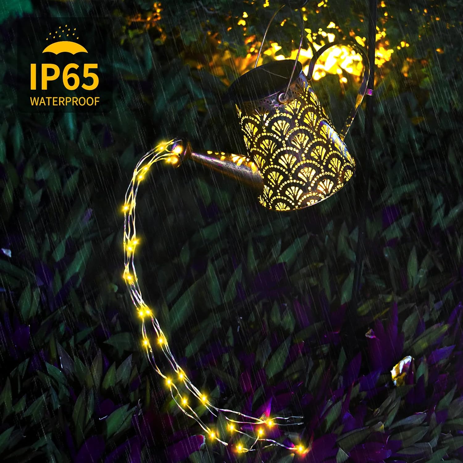 Thumbnail 3 de Annaffiatoio solare con catena luminosa: decorazione da giardino impermeabile con chiaro effetto acqua luminosa