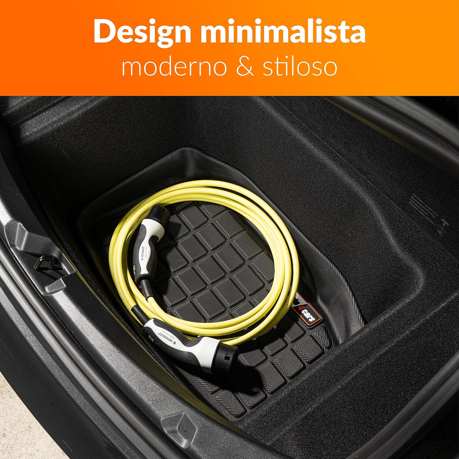 Thumbnail 6 de Upgrade4cars Tappetino per bagagliaio inferiore compatibile con Tesla Model 3