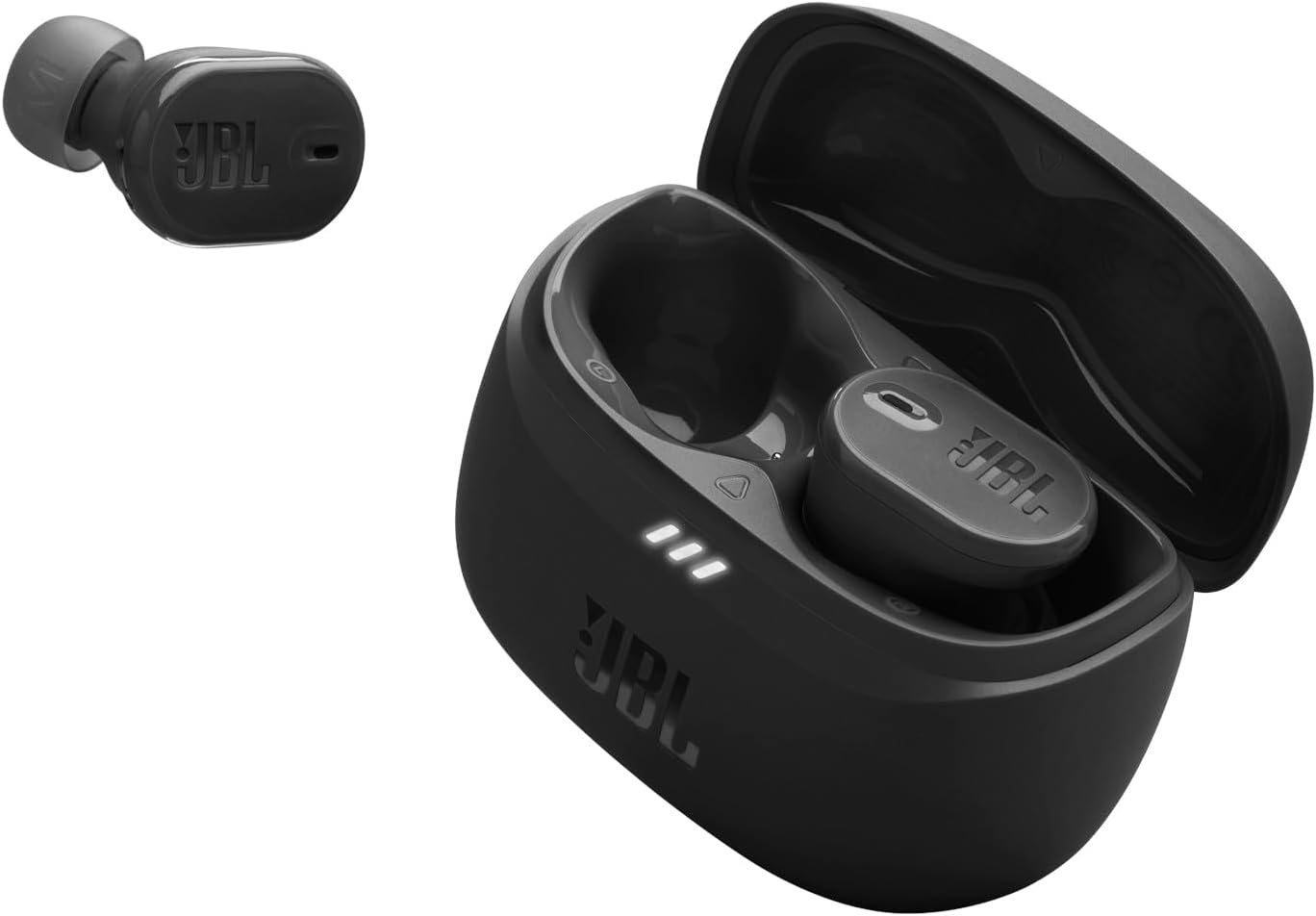 Detalle de JBL Tune Buds 2 JBLTBUDS2BLKAM True Wireless Earbuds, Black, ANC