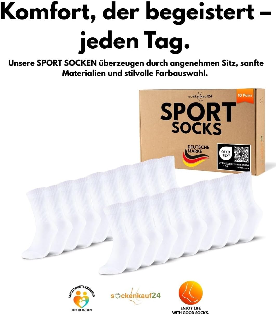 Thumbnail 5 de sockenkauf24 10 Paar Sportsocken