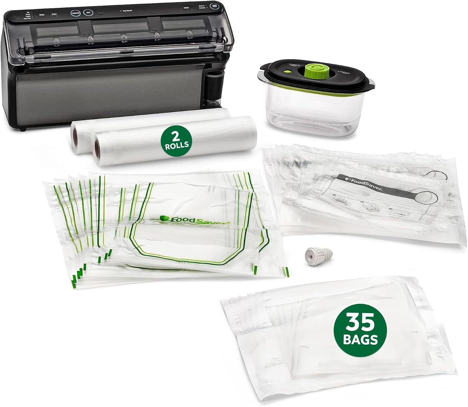 Detalle de FoodSaver Elite All-in-One Liquid+ Vacuum Sealer with Bags