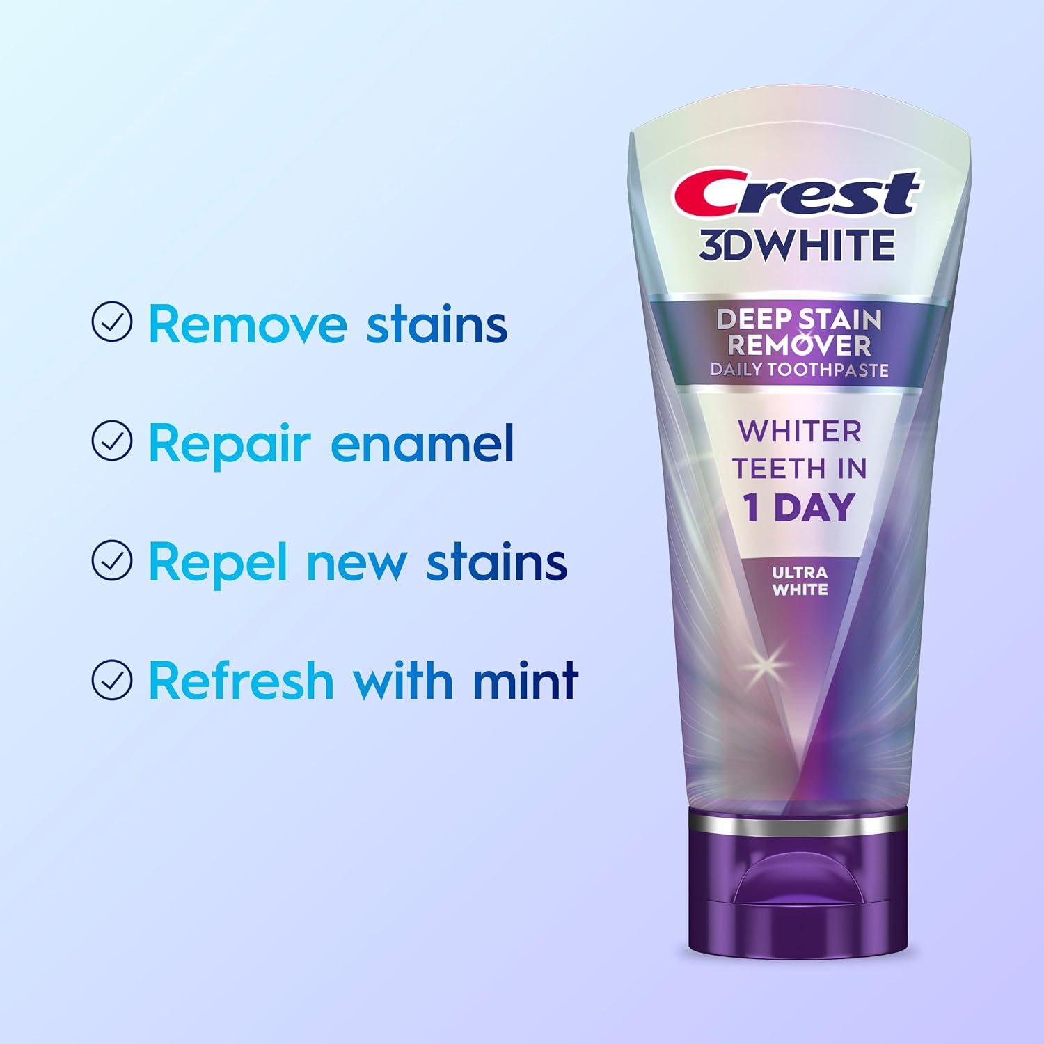Detalle 2 de Crest 3DWhite Brilliance Deep Stain Remover Ultra White Toothpaste - 2.1oz