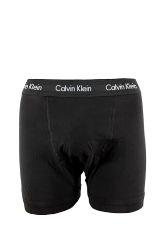Detalle de Calvin Klein Herren-Trunks, 3er-Pack aus Baumwollstretch, mittlere Leibhöhe