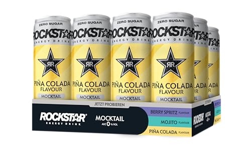 Thumbnail 3 de Rockstar Energy Drink Mocktail Piña Colada Zero Sugar, 12x330ml – alkoholfrei, zuckerfrei