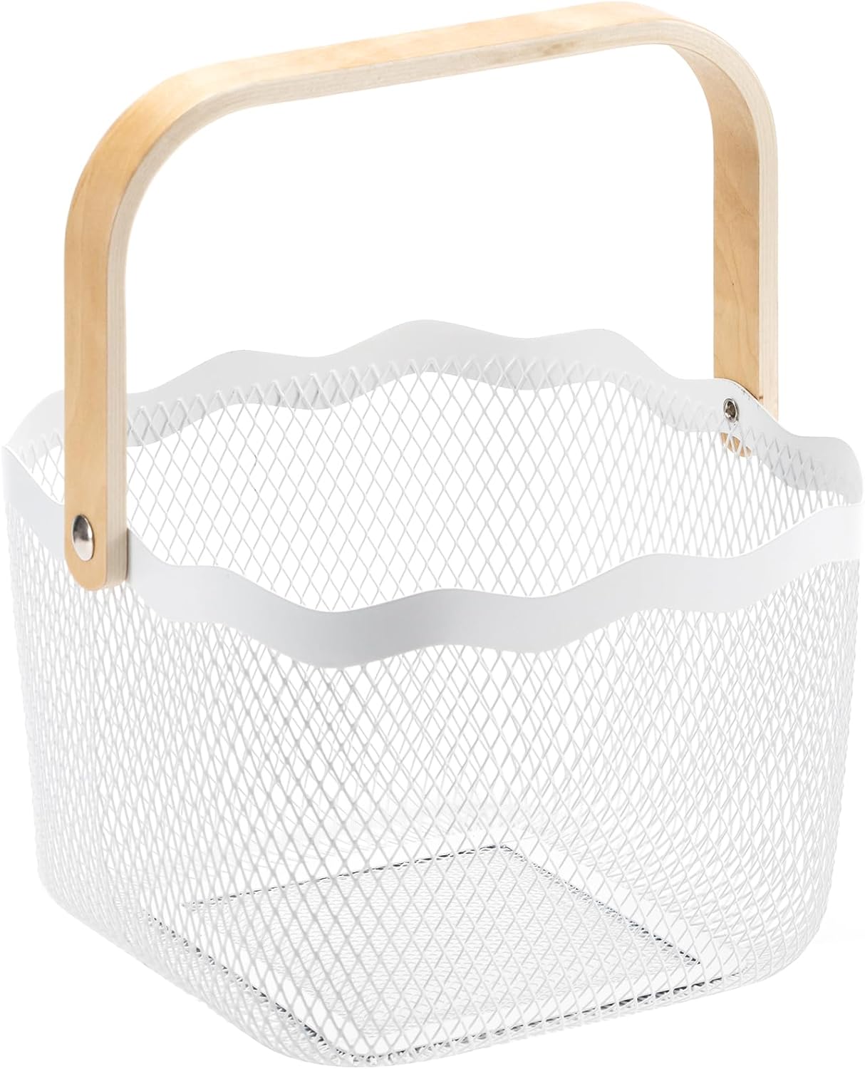 Thumbnail 6 de SANHSEHOME Metal Mesh Harvest Basket, Alloy Steel