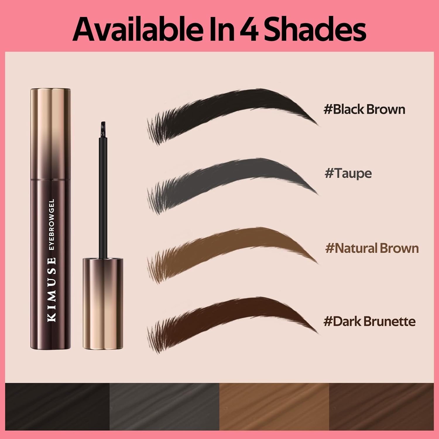 Thumbnail 6 de KIMUSE Eyebrow Gel: Gel per Sopracciglia a Lunga Tenuta, Impermeabile e Anti-Transfer