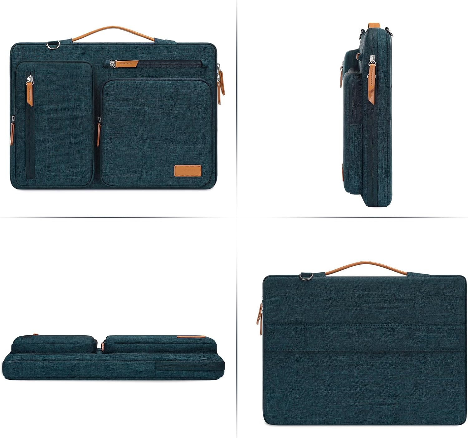 Thumbnail 5 de MOSISO 360 Protective Laptop Shoulder Bag (17–17.3 inch) Teal Green