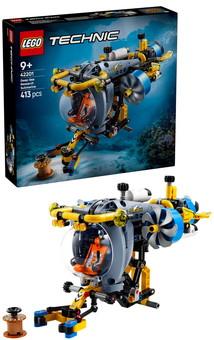 Detalle de LEGO Technic Tiefseeforscher U-Boot 42201 – Tiefsee-Abenteuer im Detail