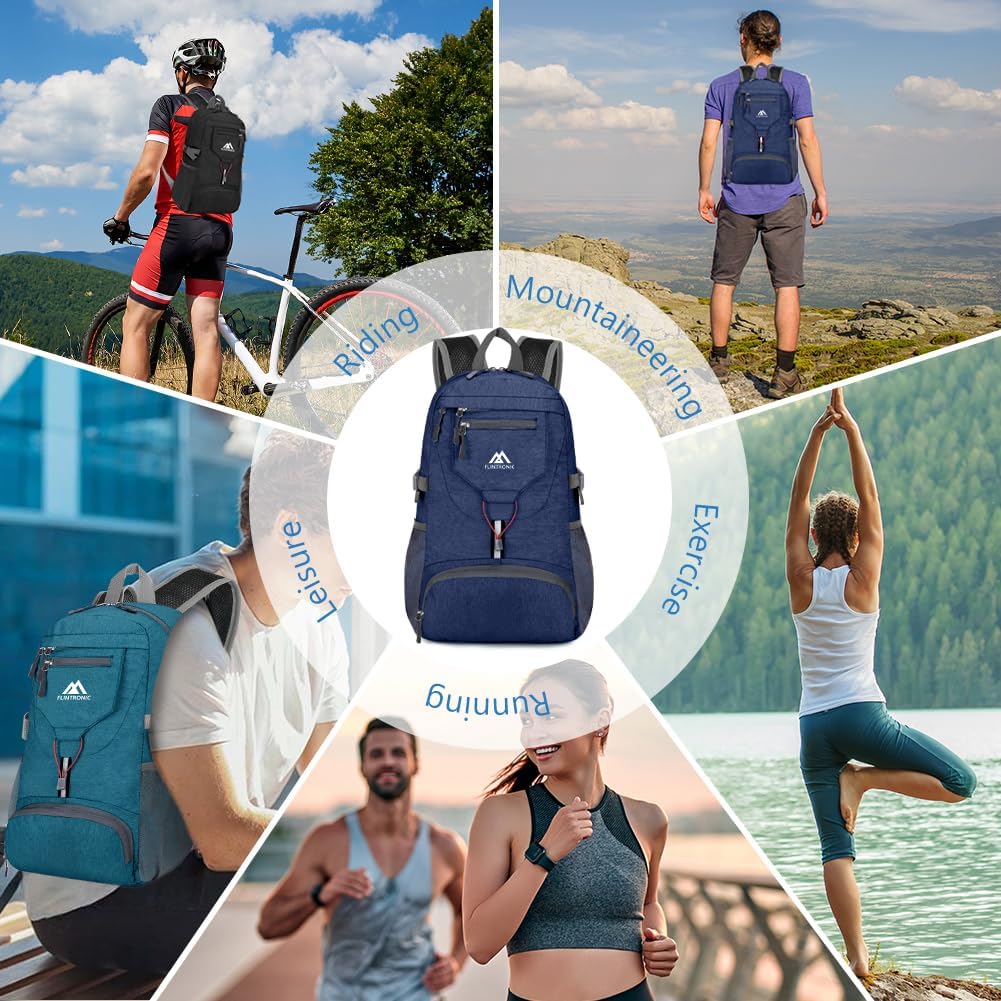 Thumbnail 6 de flintronic Sac à Dos Pliable Ultraléger 20L — Léger, Imperméable et Polyvalent pour Outdoor