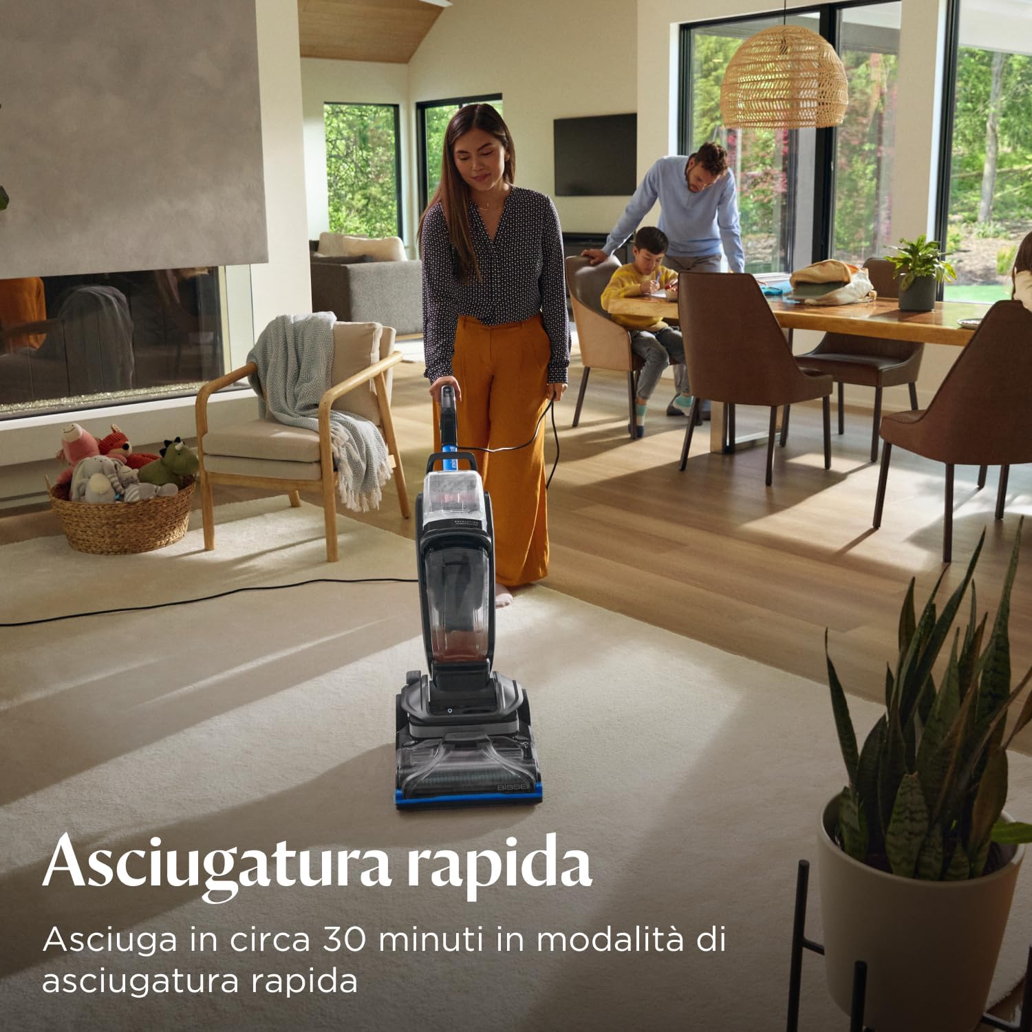 Thumbnail 4 de BISSELL Revolution HydroSteam: Lavapavimenti a vapore per tappeti e tappezzeria, 1300W/3670N