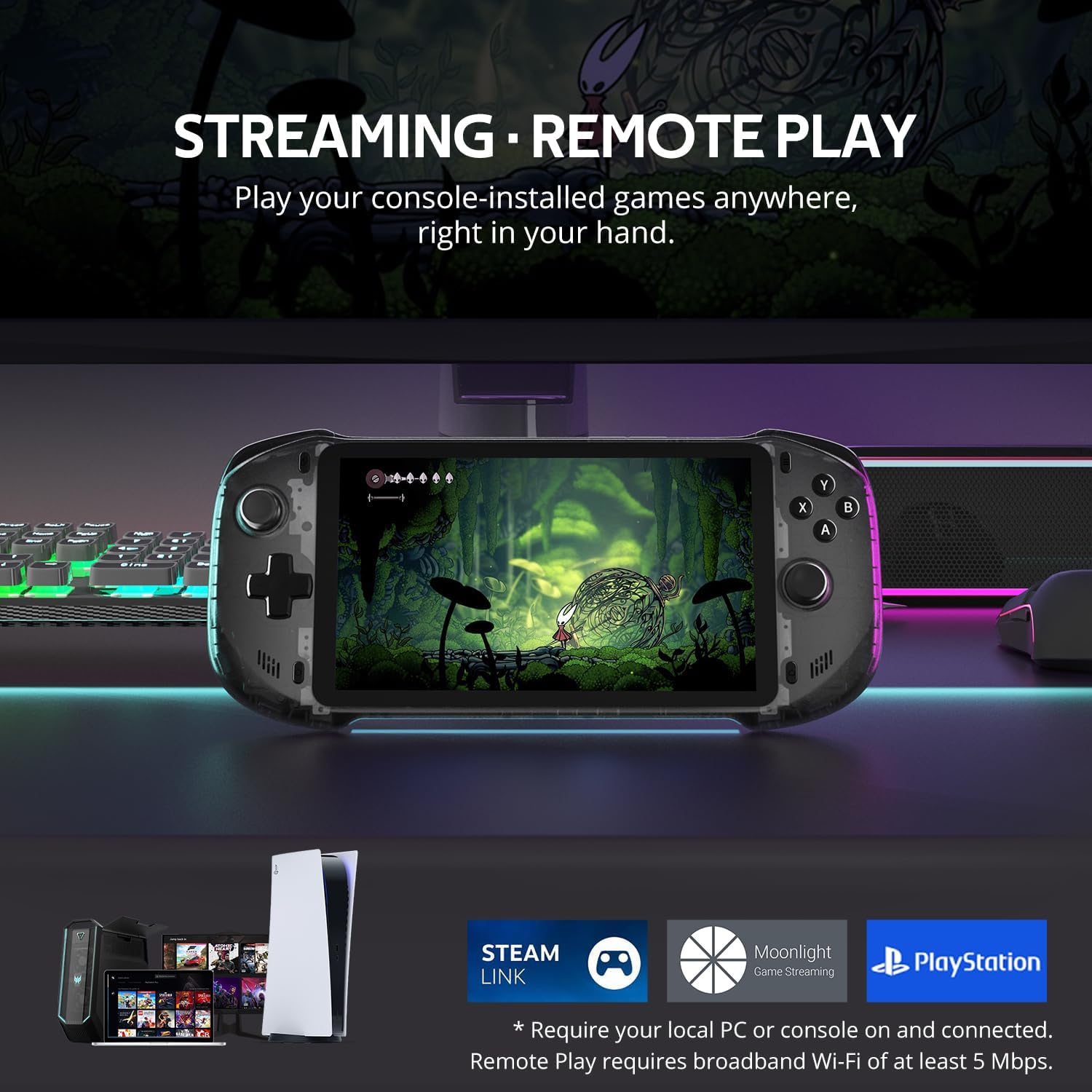 Detalle de OnePro Cloud Handheld Portable Remote Play Gaming Console