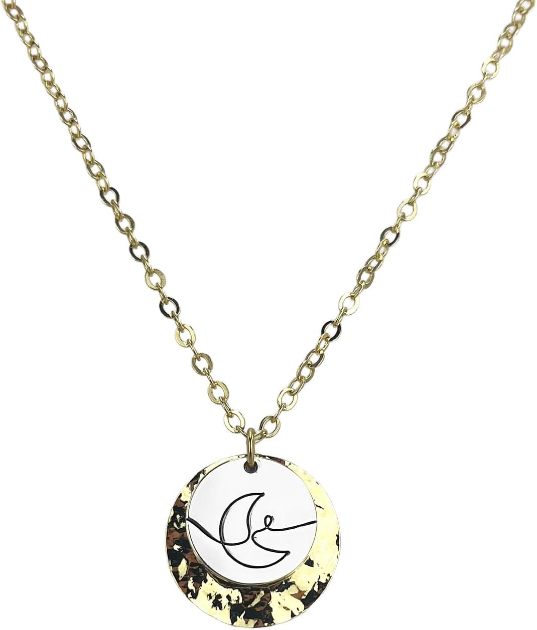 Thumbnail 6 de Splosh Heart & Soul Necklace: gold-plated pendant with a resilience message
