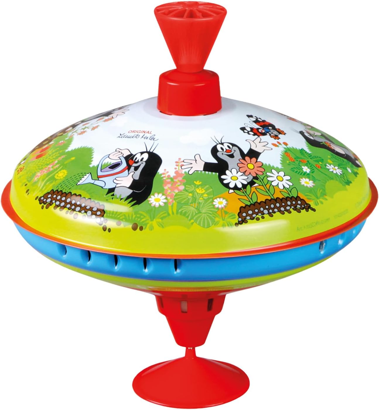 Lena tin Toys Brummkreisel Ø19 cm Maulwurf
