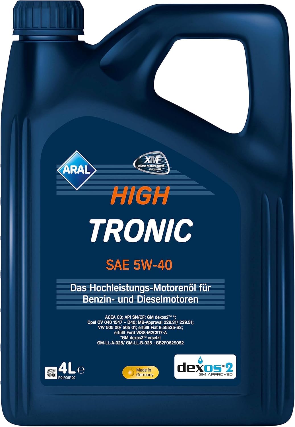 Thumbnail 3 de Aral HighTronic 5W-40 Motoröl, 5L – Hochleistungs-Syntheseöl mit breiter Freigabe