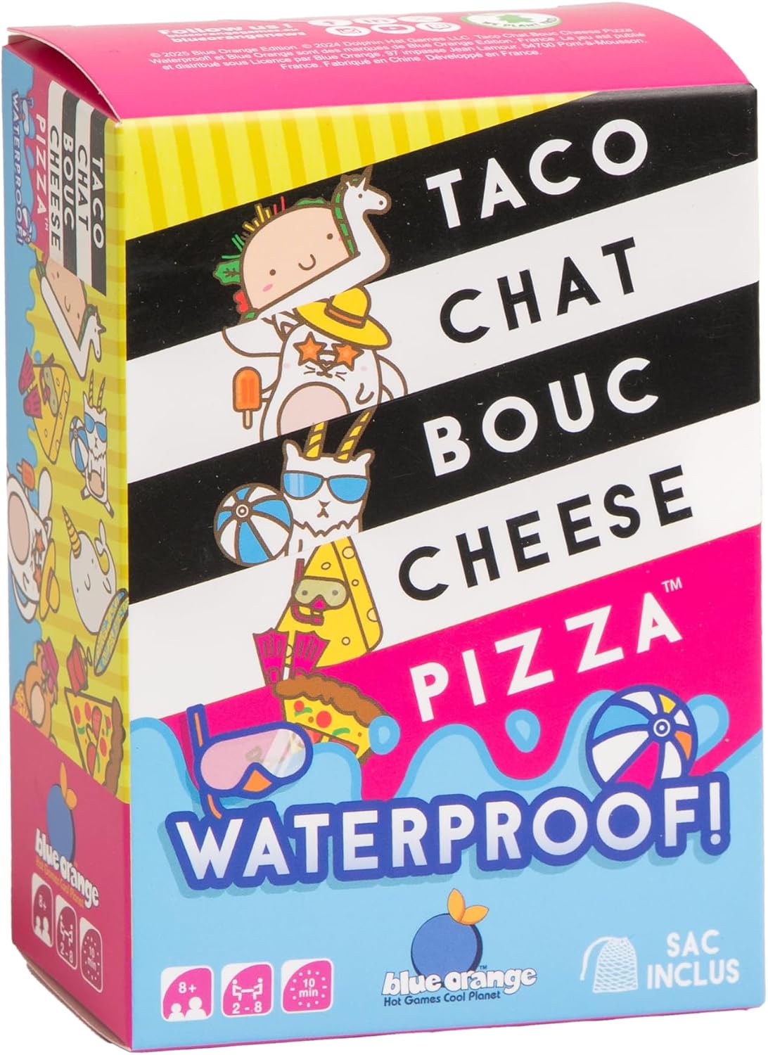 Detalle de Blue Orange Taco Cat Goat Cheese Pizza card game ๐ฒ