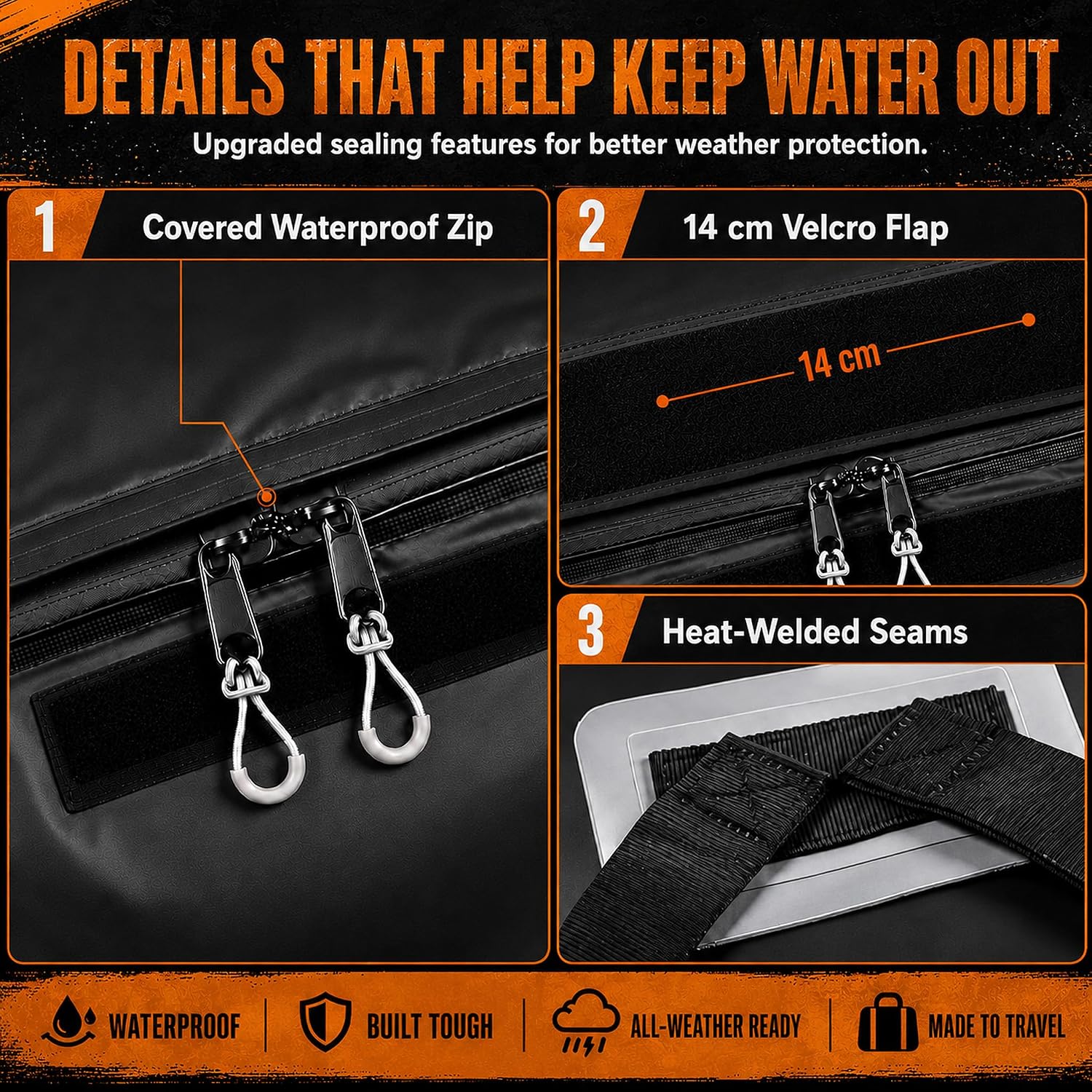 Thumbnail 5 de KEVEBUB car roof bag 21 cu ft waterproof