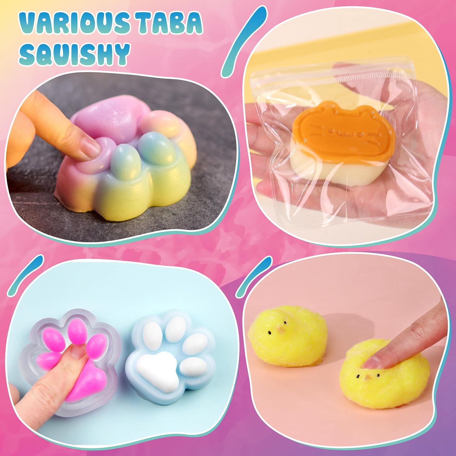 Thumbnail 6 de Taba Squishy Kit - 64 OZ DIY Squishy Maker Refill (Bubble-Free, Quick Cure) for Custom Cat Paws & Stress Relief