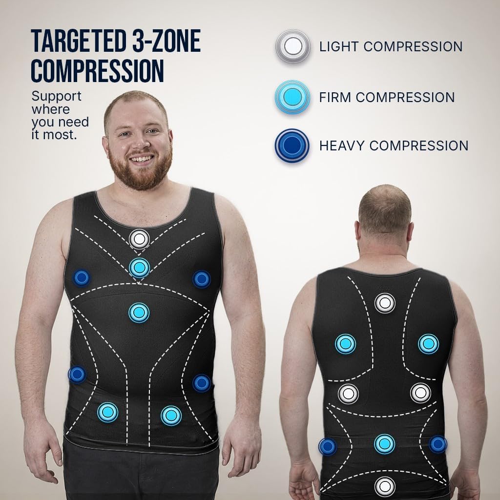 Detalle 2 de QORE LOGIQ Gynecomastia Compression 5XL