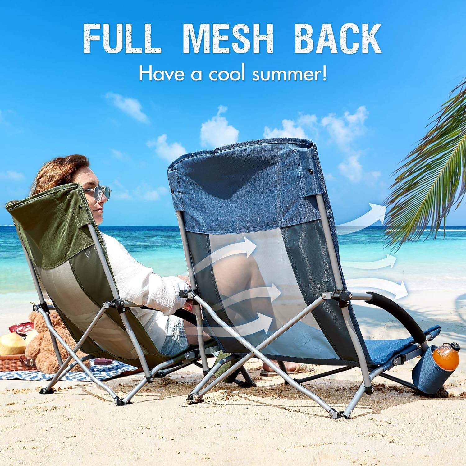 Thumbnail 3 de Portal Beach Chair for Adults: Durable, Lightweight Folding Chair for Outdoor Adventures
