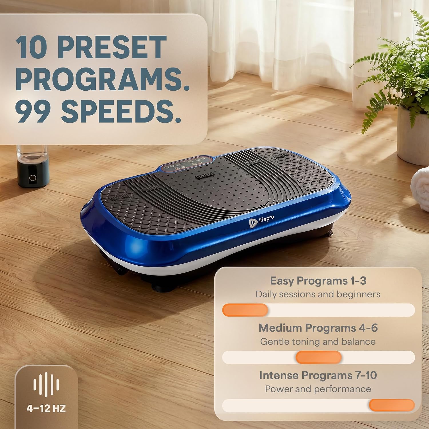 Detalle de Lifepro vibration plate 10 modes