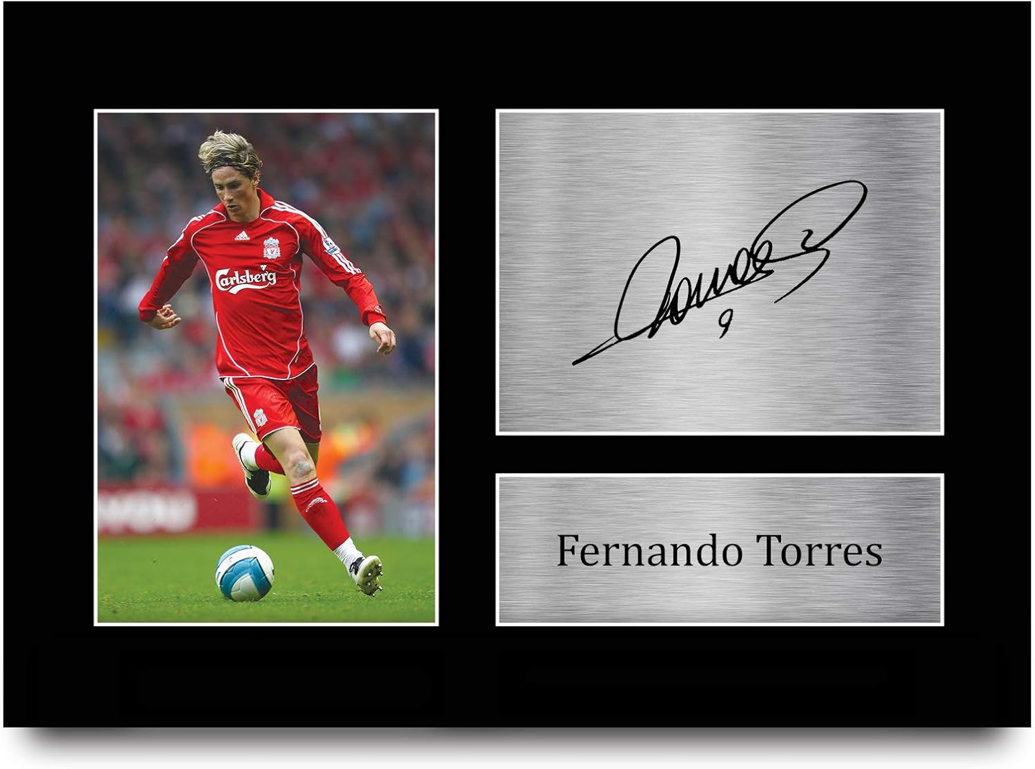 Thumbnail 3 de HWC Trading Fernando Torres Liverpool A4 portrait signed autograph picture gift