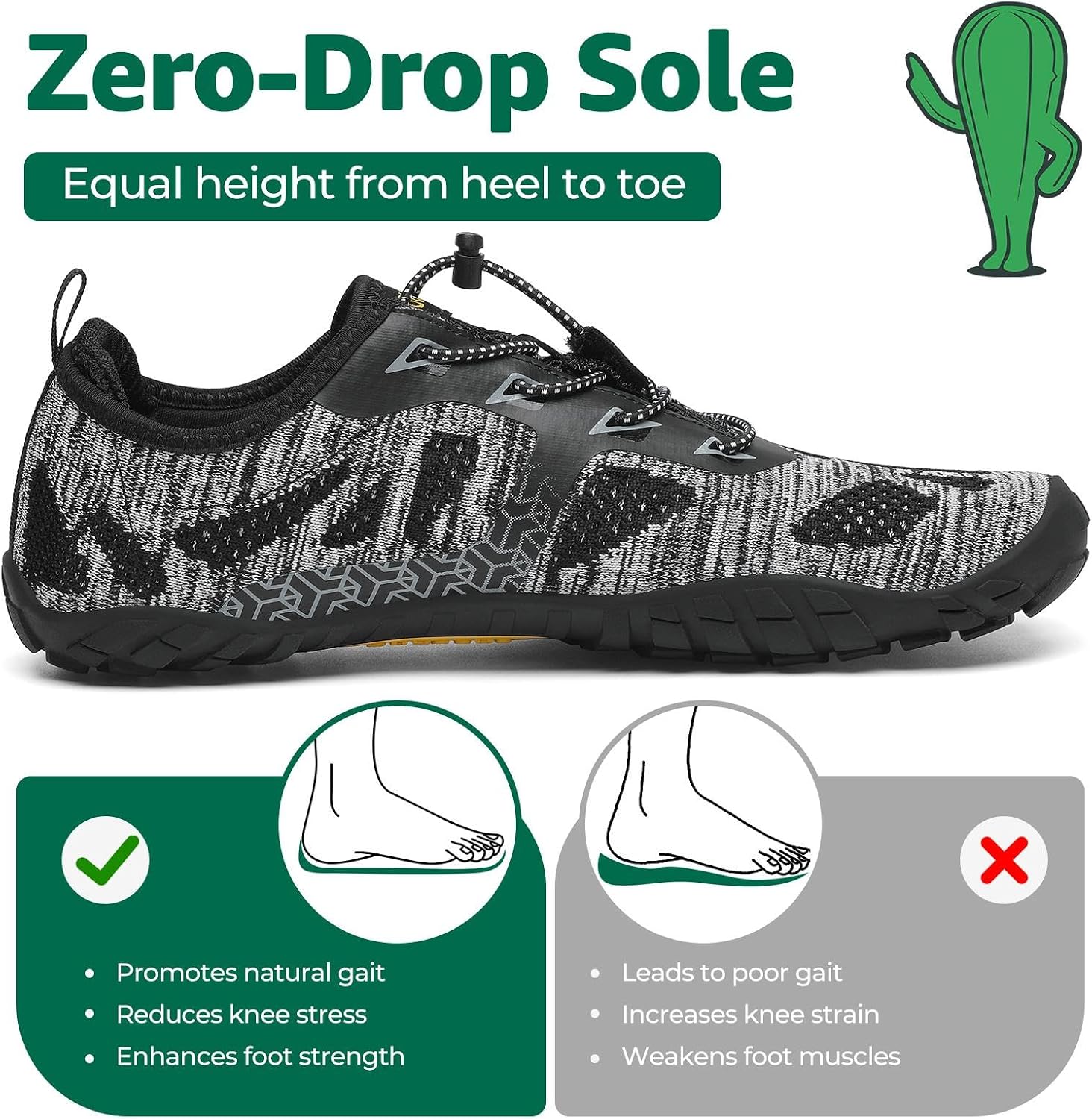 Detalle de SAGUARO Scarpe barefoot da trail