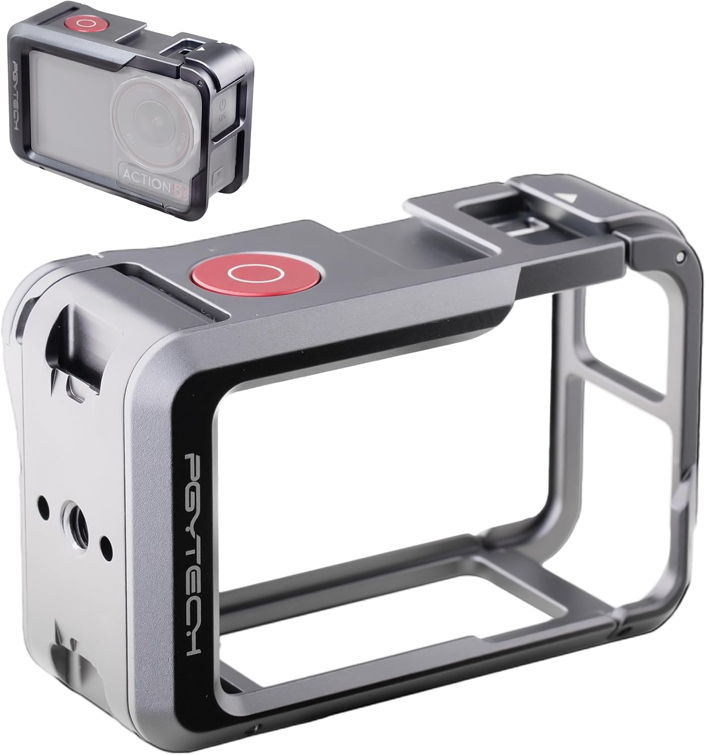Detalle de PGYTECH Camera Cage for DJI Osmo Action 5 Pro