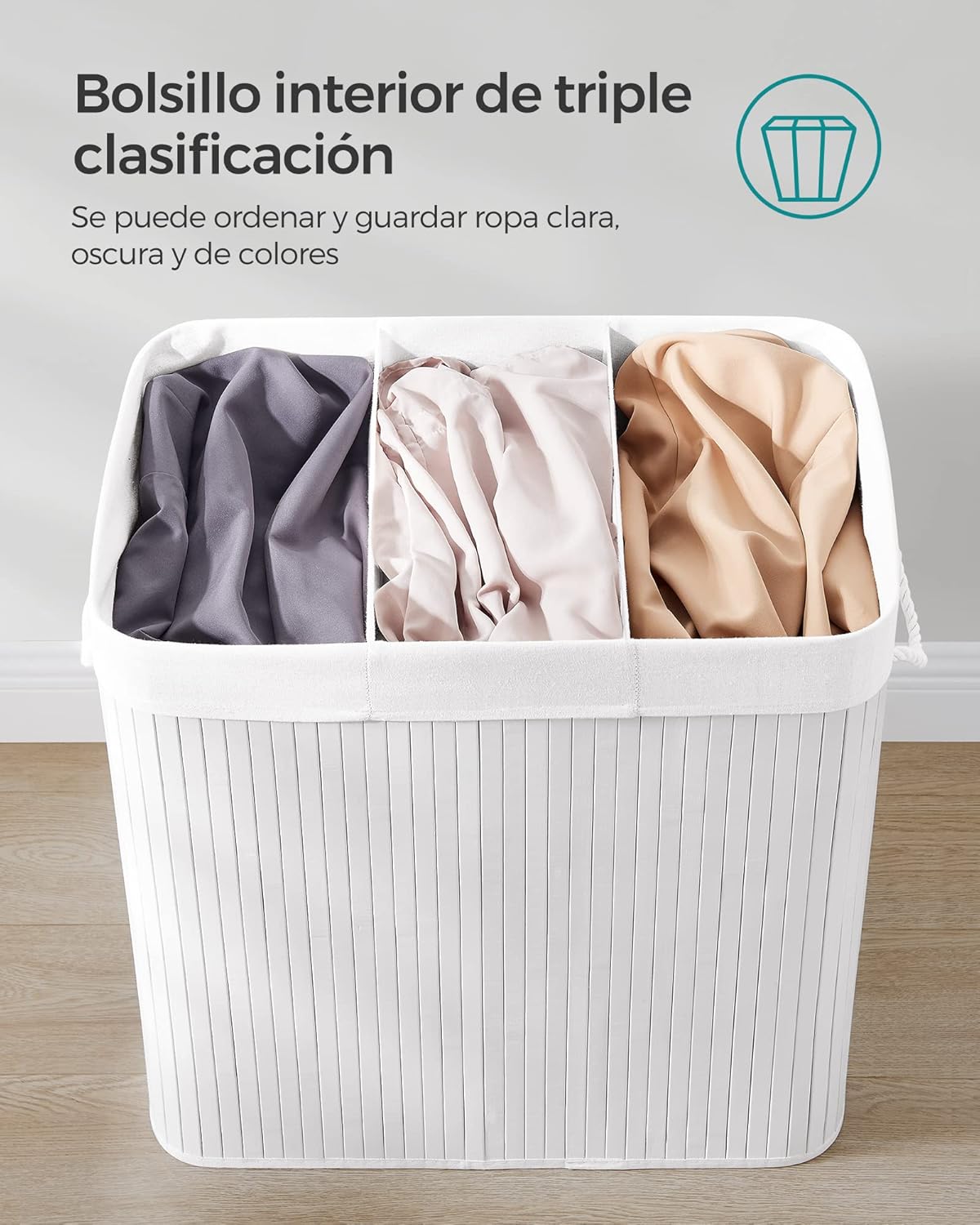 Thumbnail 5 de SONGMICS Cesto Ropa Sucia 150 L