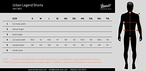 Thumbnail 10 de Brandit Urban Legend Shorts – shorts homme ⚙