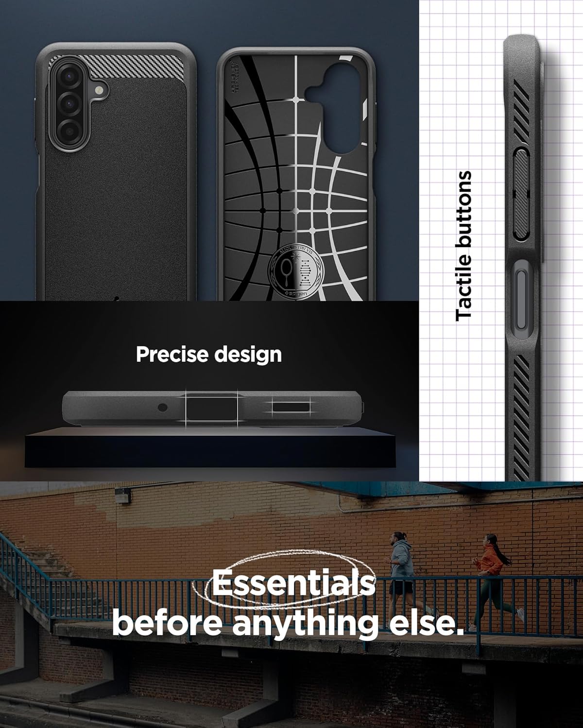 Thumbnail 6 de Spigen Rugged Armor : coque compatible Samsung Galaxy A17 (LTE / 5G) en noir mat