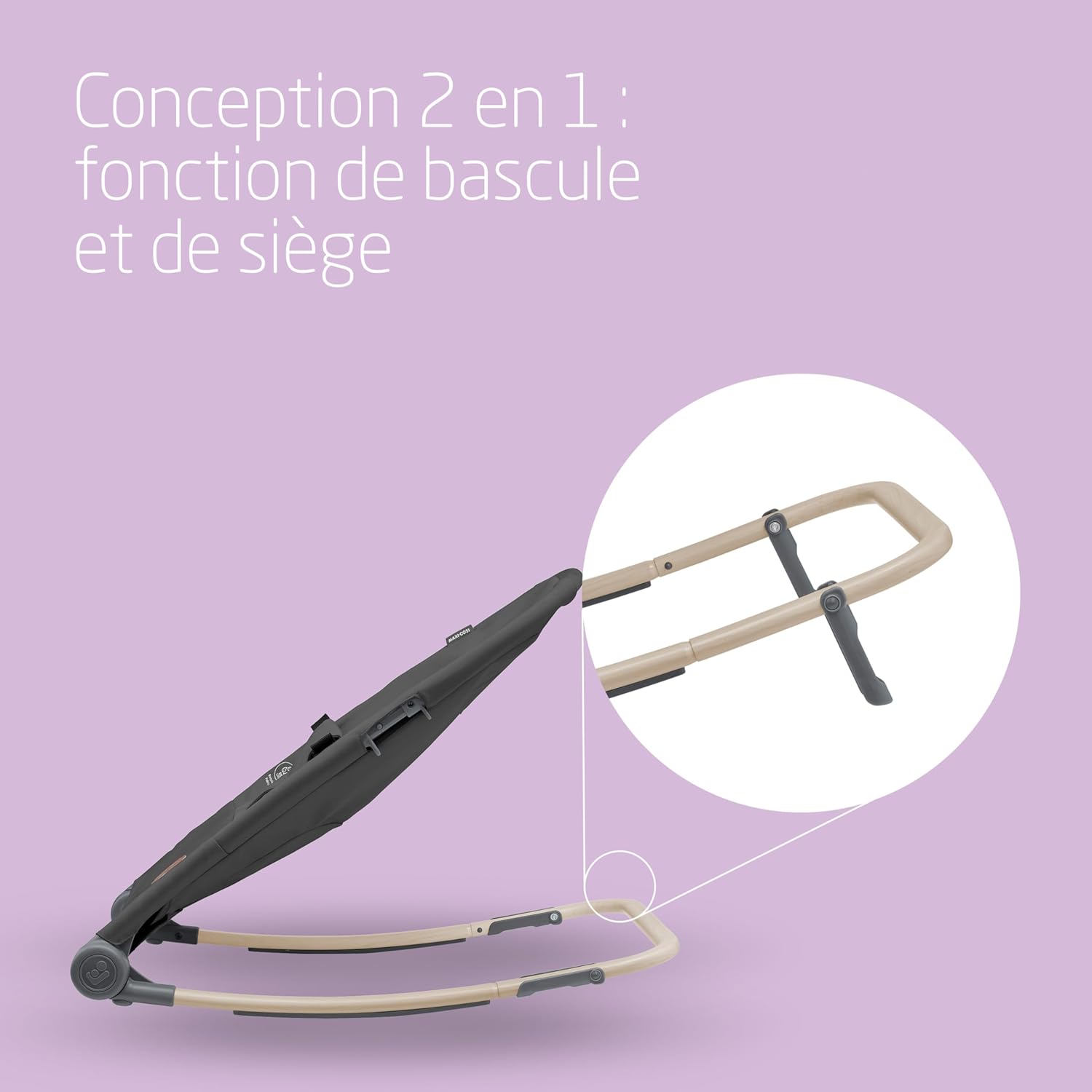 Thumbnail 3 de Maxi-Cosi Loa : Transat bébé ultra compact et léger, 0–12 kg, 2 positions d'inclinaison et housse recyclée