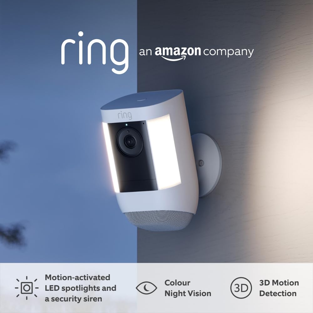 Detalle de Ring Spotlight Cam Pro Battery 1080p security camera