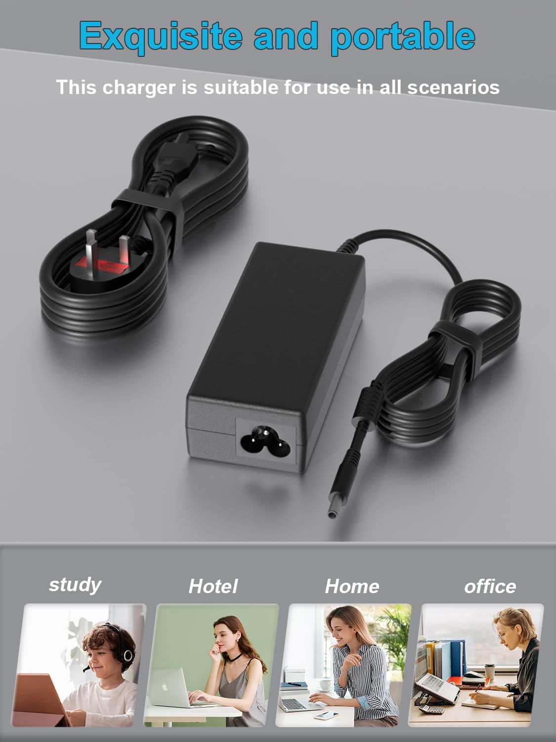 Thumbnail 6 de Dell 65W AC charger for Latitude and Inspiron laptops