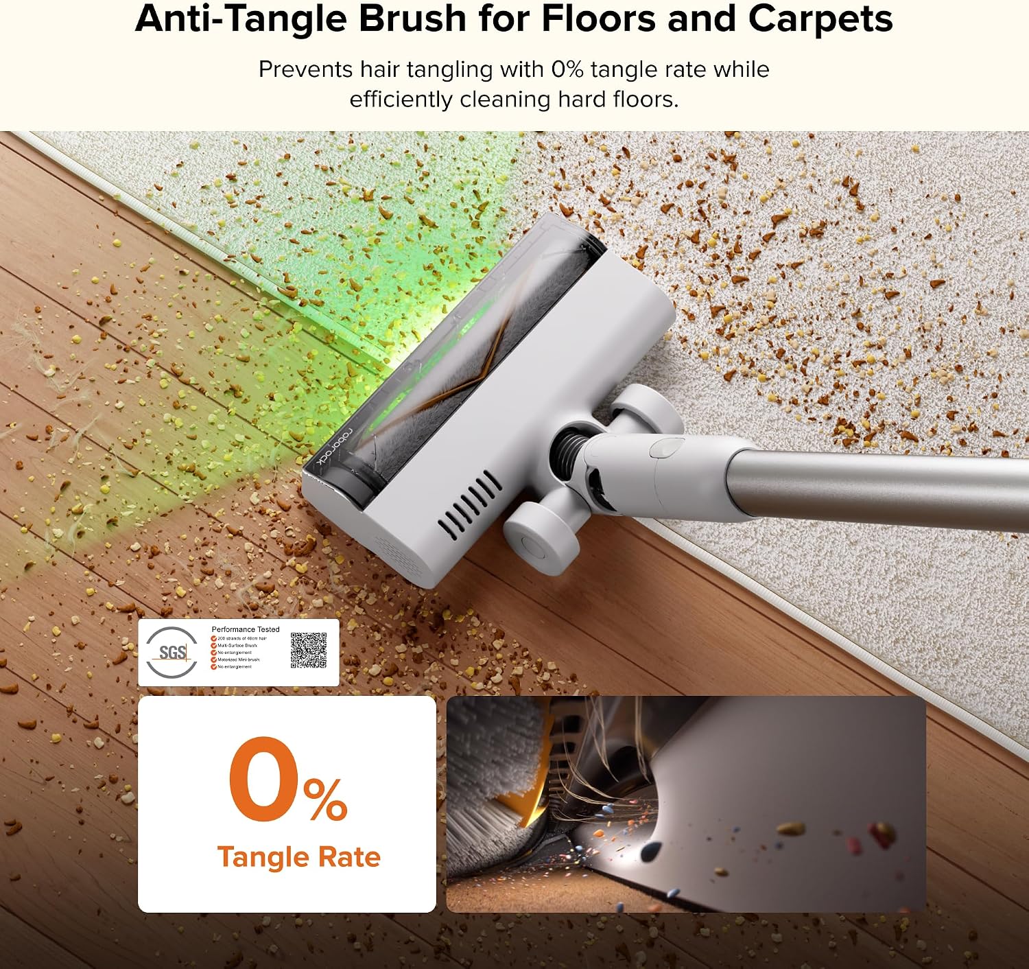 Detalle 2 de Roborock cordless stick vacuum H60