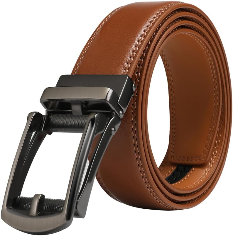 Detalle de Ceinture cuir homme VRLEGEND 3,5 cm