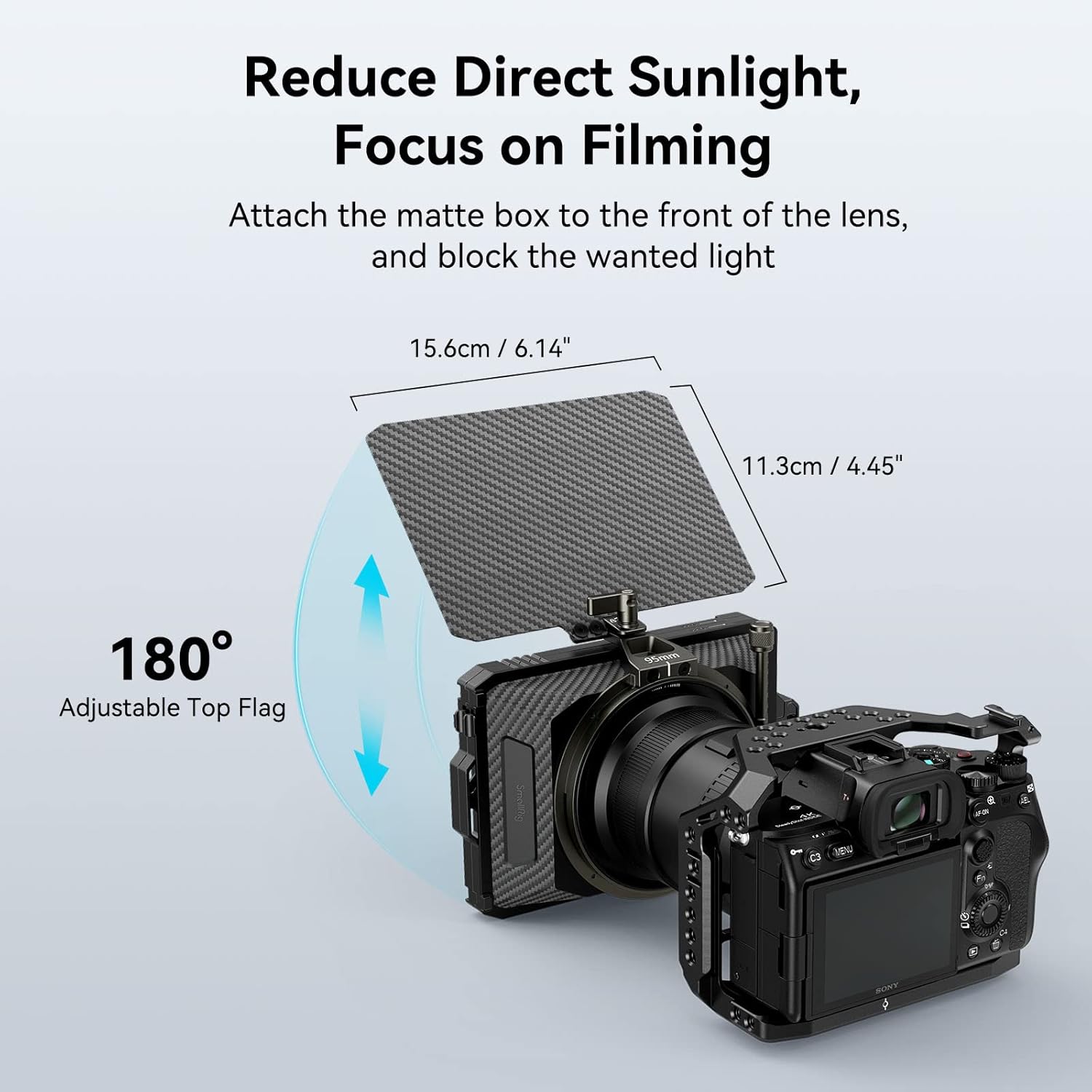 Thumbnail 4 de SMALLRIG 3575 Mini Matte Box Lite