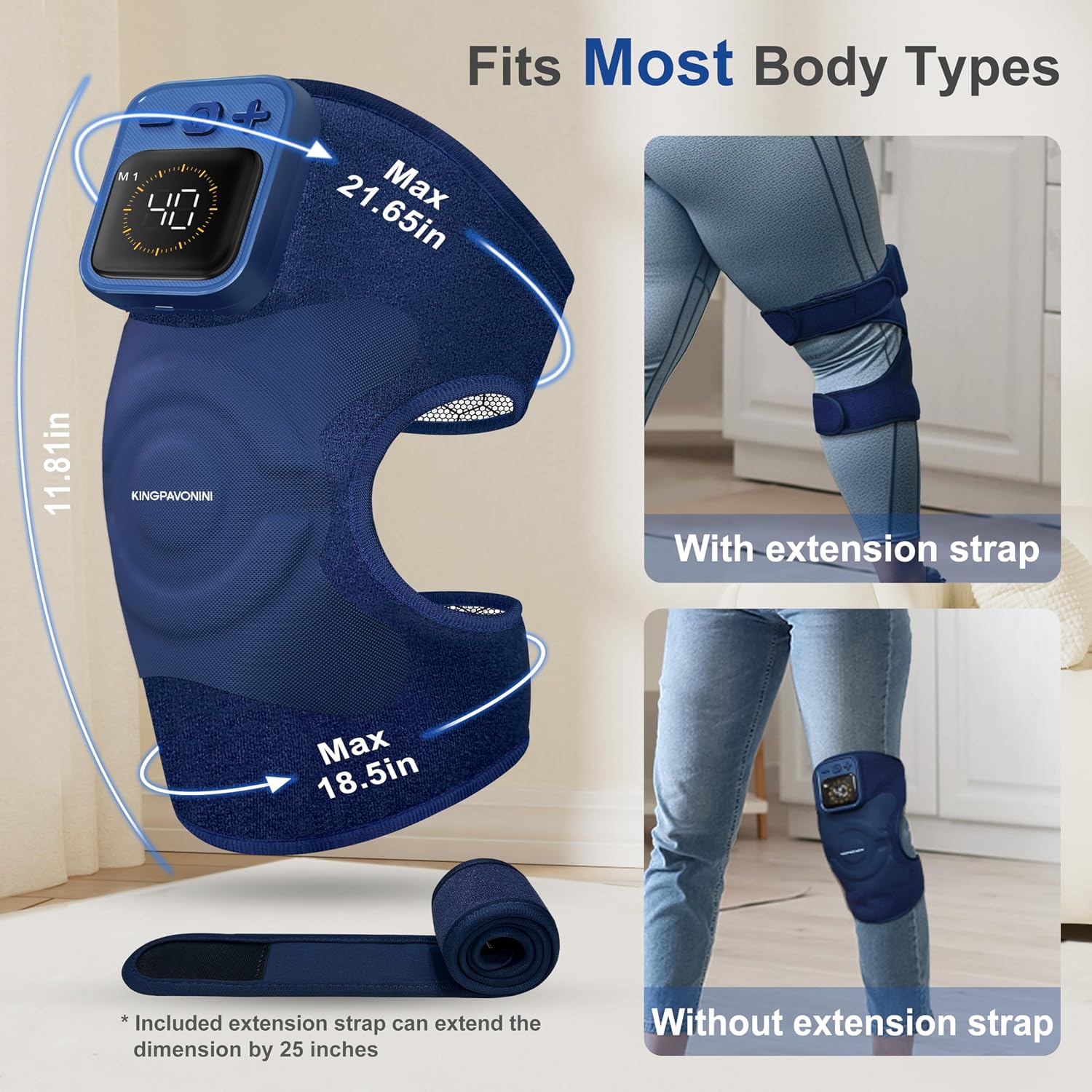 Thumbnail 6 de KingPavonini Cordless Knee Massager for Pain Relief